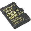 Kingston <SDCG/32GBSP> microSDHC Memory Card  32Gb UHS-I U3