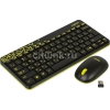 Клавиатура + мышь Logitech MK240 клав:черный/жёлтый мышь:черный/жёлтый USB беспроводная slim Multimedia (920-008213)