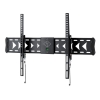 Кронштейн Kromax FLAT-2 new Black, настенный для TV 32"-90", max 65 кг, 1 ст св., нак. +3°-10°, от ст. 42 мм, max VESA 600x400 мм. (26008)