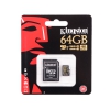 Карта памяти MicroSDHC 64GB Kingston U3 UHS-I G+ SD Adapter (SDCG/64GB)