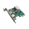 Контроллер ORIENT NC-3U2PELP, PCI-E USB 3.0 2ext port Low Profile, NEC D720200 chipset, разъем доп.питания, oem (PCI --> 6xCOM, Moschip 9865) OEM (30223)