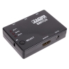 Разветвитель HDMI Switch Orient HS0301P, 3-in/1-out, HDMI 1.4b/3D, HDTV1080p/1080i/720p, HDCP1.2, встроенный ИК приемник, пульт ДУ, питание от HDMI, п (30374)
