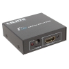 Разветвитель HDMI 4K Orient HSP0102HN, 1->2, HDMI 1.4/3D, UHDTV 4K(3840x2160)/HDTV1080p/1080i/720p, HDCP1.2, внешний БП-зарядник 1xUSB 5В/1A, метал.ко (30461)