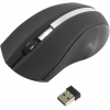 OKLICK Wireless Optical Mouse <615MW> <Black&Silver> 1000dpi (RTL) USB  3btn+Roll <412860>