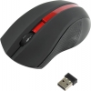 OKLICK Wireless Optical Mouse <615MW> <Black&Red> 1000dpi  (RTL)USB  3btn+Roll  <412861>