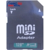 A-Data miniSecureDigital (miniSD) Memory Card 128Mb + miniSD Adapter