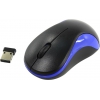 OKLICK Wireless Optical Mouse <605SW> <Black&Blue> (RTL)USB  3btn+Roll <384109>