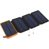 Внешний аккумулятор KS-is Power Bank KS-332 Orange (2xUSB 2А,  10000mAh,2  адаптера,фонарь,солнечная  панель,Li-Pol)