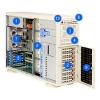 Server Case SuperMicro <CSE-743T-650> 8xHotSwap SATA, ATX 650W (24+8+4пин) 4U RM