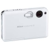 Nikon CoolPix S1 <White> (5.1Mpx, 35-105mm, 3x, F3.0-5.4, JPG, 12Mb + 0Mb SD, 2.5", USB, AV, Li-Ion)