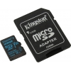 Kingston <SDCG2/128GB> microSDXC Memory Card 128Gb V30 UHS-I U3 +  microSD-->SD Adapter