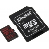 Kingston <SDCR/128GB> microSDXC Memory Card 128Gb A1 V30 UHS-I U3 +  microSD-->SD Adapter