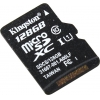 Kingston <SDCS/128GBSP> microSDXC Memory Card 128Gb  UHS-I U1