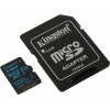 Kingston <SDCG2/64GB> microSDXC Memory Card 64Gb V30 UHS-I U3 +  microSD-->SD Adapter