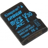 Kingston <SDCG2/128GBSP> microSDXC Memory Card 128Gb  V30 UHS-I U3