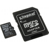 Kingston <SDCS/128GB> microSDXC Memory Card 128Gb UHS U1  +  microSD-->SD  Adapter