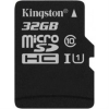 Kingston <SDCS/32GBSP> microSDHC Memory Card 32Gb  UHS-I U1