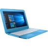 Ноутбук HP Stream 11-y011ur <2EQ25EA> Celeron N3060(1.6)/4Gb/32Gb SSD/11.6" HD/WiFi/BT/Cam/Win10 /Aqua Blue