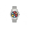 Гибридные смарт часы MyKronoz ZeTime Elite Petite миланский сетчатый браслет цвет матовое серебро, 39 мм (00-00000352)