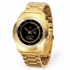Гибридные смарт часы MyKronoz ZeTime Elite Petite мозаичный металлический ремешок цвет желтое золото, 39 мм (00-00000355)