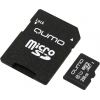 Qumo <QM256GMICSDXC10U1> microSDXC 256Gb Class10 UHS-I U1 +  microSD-->SD Adapter