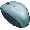 Logitech Cordless Mini Optical Mouse Blue (RTL) 3btn+Roll USB <931435>