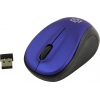OKLICK Wireless Optical Mouse <665MW> <Black&Blue> (RTL)  USB 3btn+Roll <1025132>
