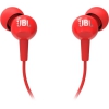 Гарнитура вкладыши JBL JBLC100SIURED 1.2м красный проводные (в ушной раковине)