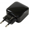 JETACCESS <UC-Z18 Black> Зарядное устройство USB (Вх. AC100-240V, Вых.  DC5V, 15.5W, 2xUSB)