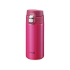 Термокружка Tiger MMJ-A036 Passion Pink 0,36 л (цвет страстно-розовый, откидная крышка на кнопке, нержавеющая сталь)