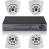 Комплект видеонаблюдения ORIENT XVR+4D/720p AHD-видеорегистратор 720p, 4 купольные AHD-камеры 720p (пластиковые для помещений), блоки питания и соедин