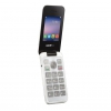 2051D-3BALRU1 Alcatel 2051D OneTouch белый раскладной 2Sim 2.4" 240x320 2Mpix BT GSM900/1800  GSM1900  FM  microSD