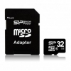 Карта памяти MICRO SDHC 32GB W/ADAPT SP032GBSTH010V10SP SIL. POWER SILICON POWER