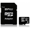 Карта памяти MICRO SDHC 32GB W/ADAPT SP032GBSTHBU1V10SP SIL. POWER SILICON POWER
