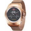 Гибридные смарт часы MyKronoz ZeTime Elite Regular миланский сетчатый браслет цвет матовое розовое золото, 44 мм