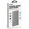 MPX10000 SPACE GRAY Мобильный аккумулятор Hiper MPX10000 Li-Pol 10000mAh  3A+3A+2.4A  серый  2xUSB