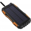 Внешний аккумулятор KS-is KS-303BO Black&Orange (2xUSB 2.1А, 20000mAh,  фонарь,  солнечная  панель,Li-lon)