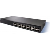 Cisco <SF250-24-K9-EU> Управляемый коммутатор(24UTP 100Mbps + 2Combo  1000BASE-T/SFP + 2SFP)
