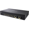 Cisco SG350-10P <SG350-10P-K9-EU> Управляемый коммутатор (8UTP 1000Mbps PoE +  2Combo 1000BASE-T/SFP)