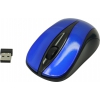 OKLICK Wireless Optical Mouse <675MW> <Black&Blue> (RTL)  USB 3btn+Roll <1025918>