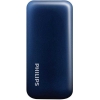 Philips Xenium E255 Blue (DualBand, раскладушка, 2.4" 320x240, GSM+BT,  microSD, 0.3Mpx, 105г)