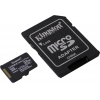 Kingston <SDCS2/32GB> microSDHC Memory Card 32Gb A1 V10 UHS-I U1 +  microSD-->SD Adapter