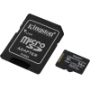 Kingston <SDCS2/64GB> microSDXC Memory Card 64Gb A1 V10 UHS-I U1 +  microSD-->SD Adapter