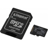 Kingston <SDCS2/256GB> microSDXC Memory Card 256Gb A1 V30 UHS-I U3  +  microSD-->SD  Adapter