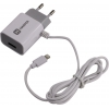 HARPER <WCH-5115 White> Зарядное устройство USB (Вх. AC100-240V, Вых. DC5V, 10W, USB,  кабель Lightning)