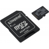 Kingston <SDCS2/512GB> microSDXC Memory Card 512Gb A1 V30 UHS-I U3  + microSD-->SD Adapter