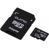 Qumo <QM128GMICSDXC10U3> microSDXC 128Gb Class10 UHS-I U3  + microSD-->SD Adapter