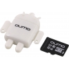 Qumo Fundroid <QM32GCR-MSD10-FD-WHT> MicroSDHC Memory Card 32GbClass10 + USB  microSD Reader
