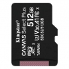 Kingston <SDCS2/512GBSP> microSDXC Memory Card 512Gb A1  V30  UHS-I  U3
