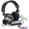 Наушники с микрофоном Cosonic CD-830MVI (шнур 3м, с регулятором громкости, vibration control)